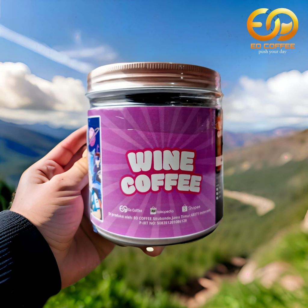 

Wishkey Wine Grapes Coffee Arabica Kopi Arabika Rasa Anggur EO Coffee 100% ORIGINAL Roasted Beans