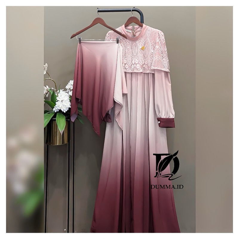 [READY STOCK - LANGSUNG KIRIM] Ditha set Hijab by Dumma Id
