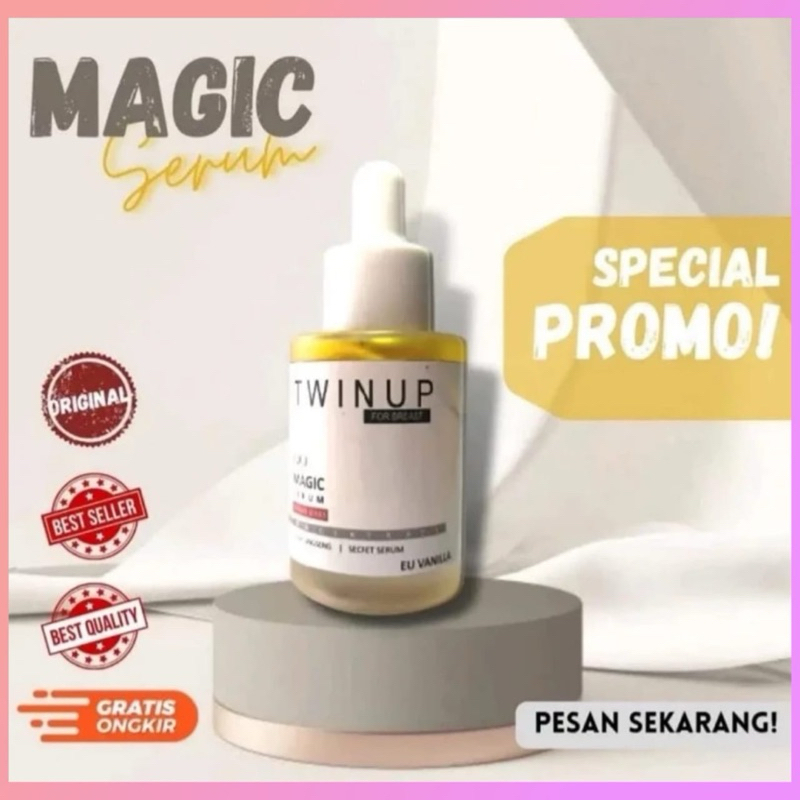 Twinup Magic Serum - Pembesar Pengencang Perawatan payudara 100% ori BPOM pherini adera smart luxury