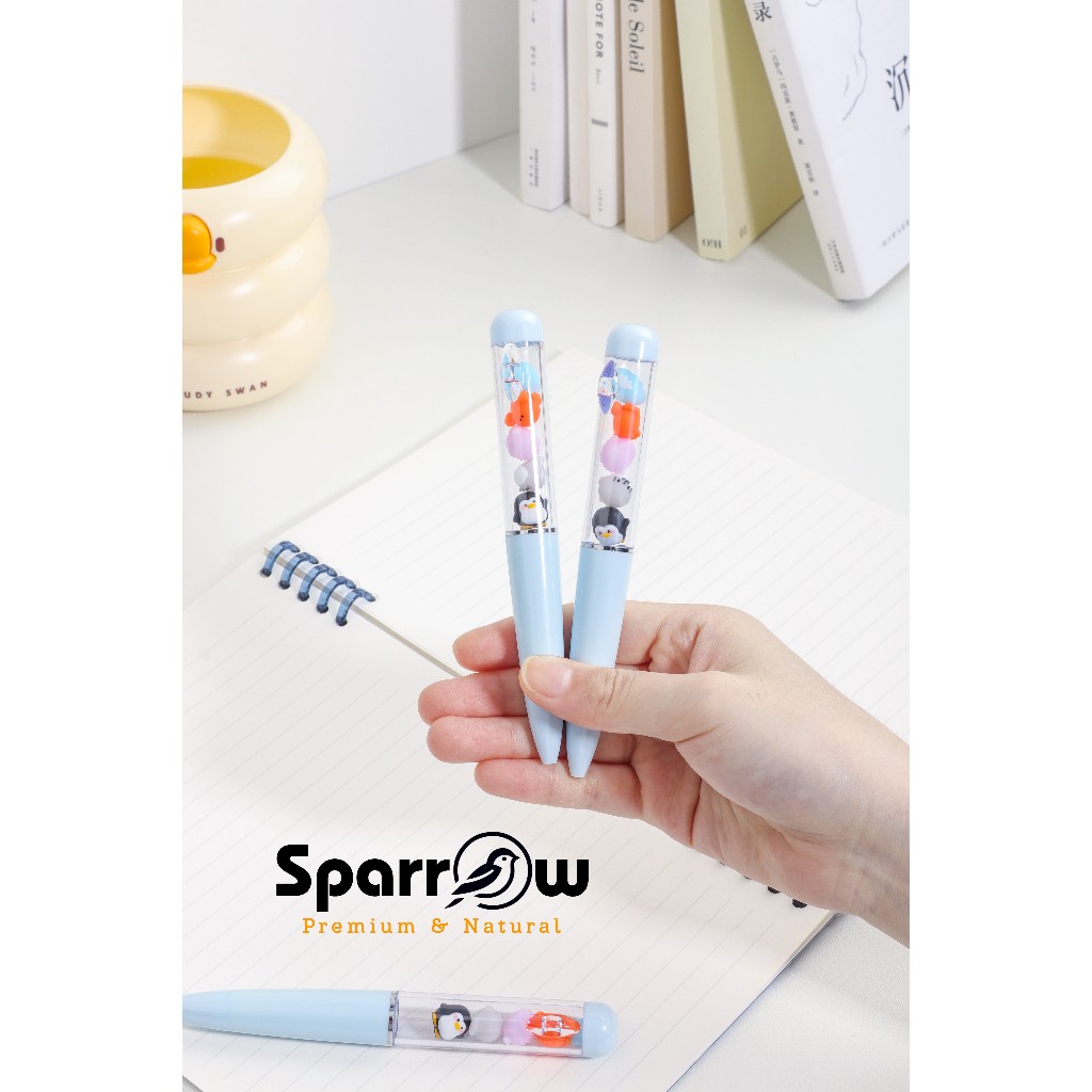 

SPARROW KUKI Pen Silikon / Silicone Pen / Pen Karakter Lucu Cantik Zenga AQUARIUM (8119)