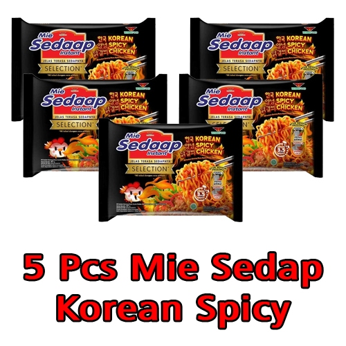 

Mie Sedap Rasa Korean Spicy 5 Pcs
