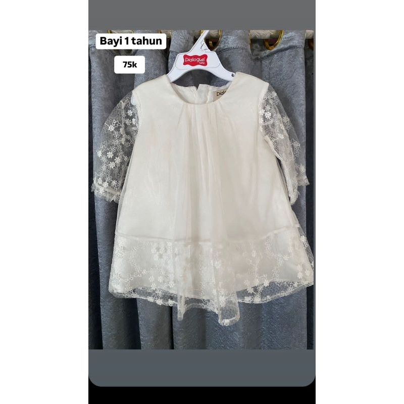 PRELOVED DRESS BAYI UMUR 1 TAHUN
