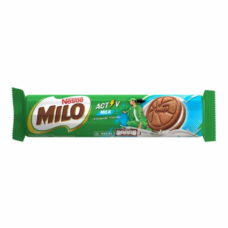 

Milo activ biskuit rasa krim susu dan original