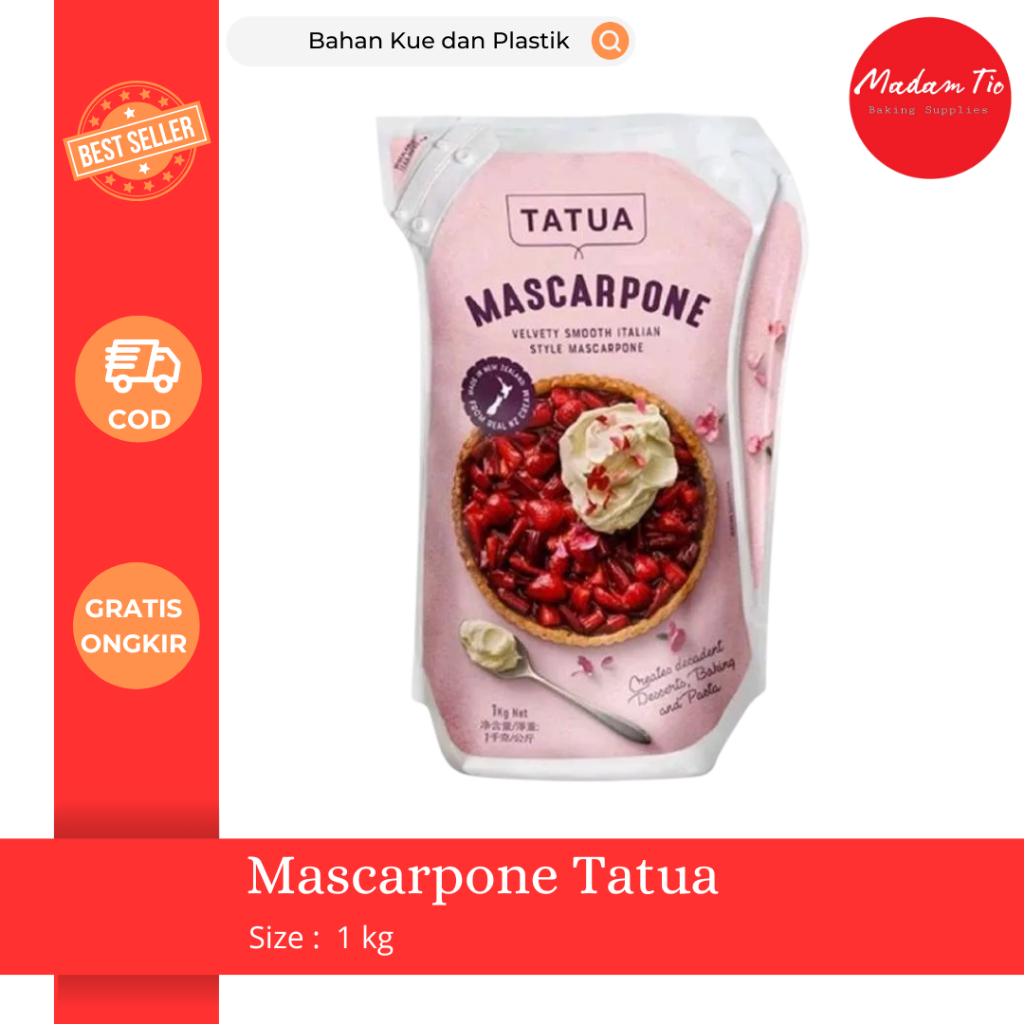 

Krim Keju Mascarpone Tatua 1kg