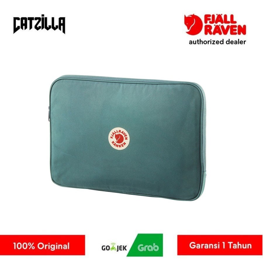 Tas Laptop Fjallraven Kanken Laptop Case 15 Warna Frost Green