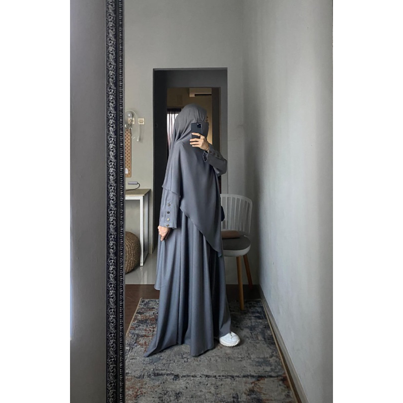 Tunnish - Gamis set french khimar Hayya set