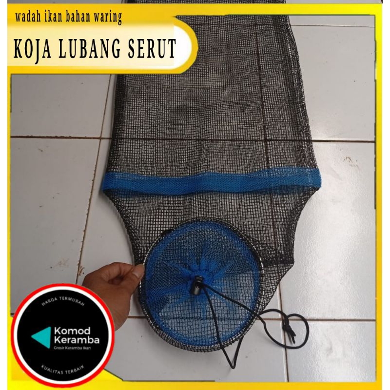 koja ikan lubang serut wadah ikan bahan waring korang pancing jaring pancing ikan