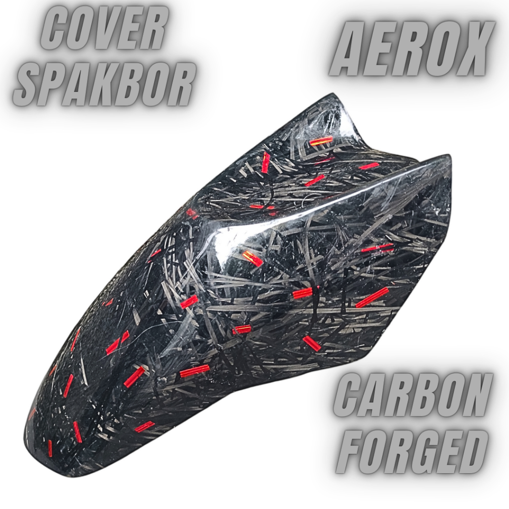 COVER SPAKBOR DEPAN AEROX SAJA CARBON FORGED AEROX NEW/AEROX OLD SPAKBOR CARBON AEROX 155 AEROX VVA