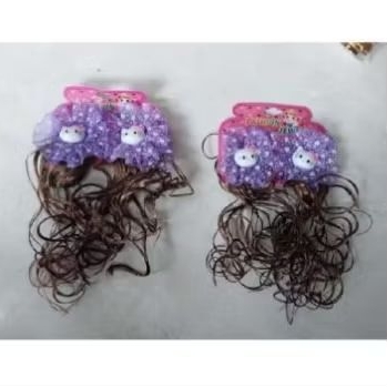 Kunciran Rambut/Jepitan Rambut Anak Hello Kitty/Rambut Palsu Hello Kitty