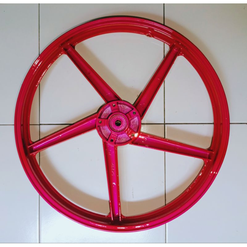 Velg palang depan pink pnp supra, megapro, tiger dll