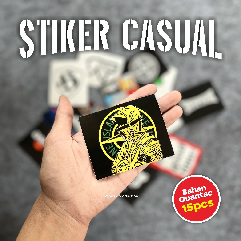 

Stiker UItras Casual Football Awaydays Anti Air Isi 15pcs