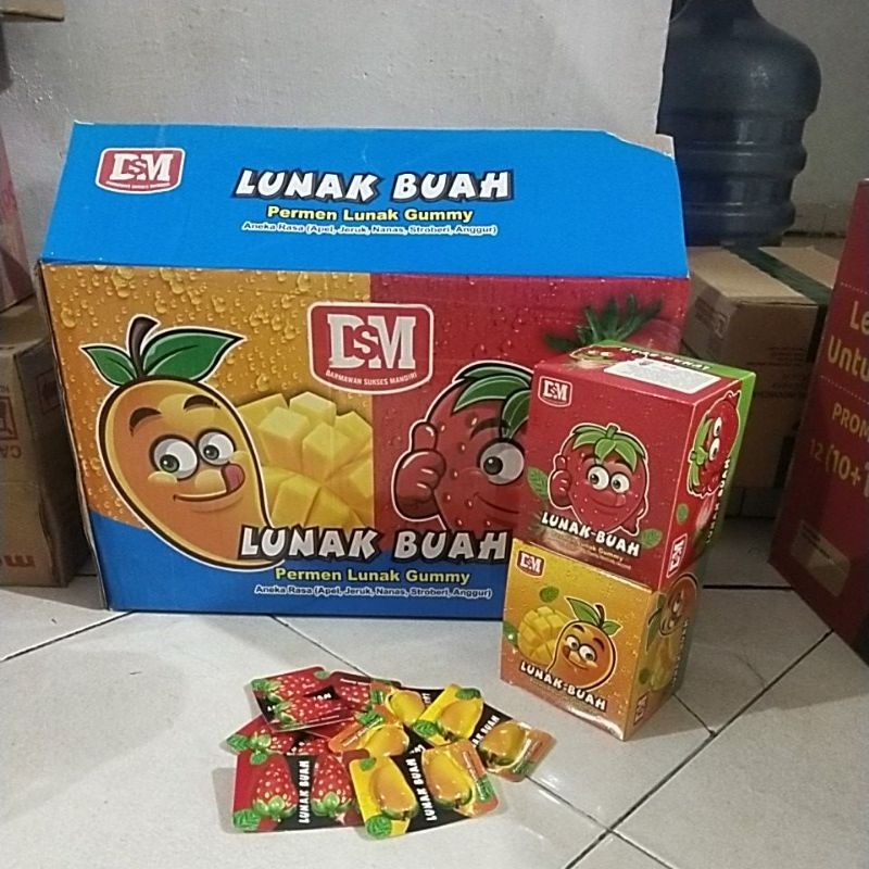 

DSM Permen Lunak Gummy buah(isi 30 pcs) Halal