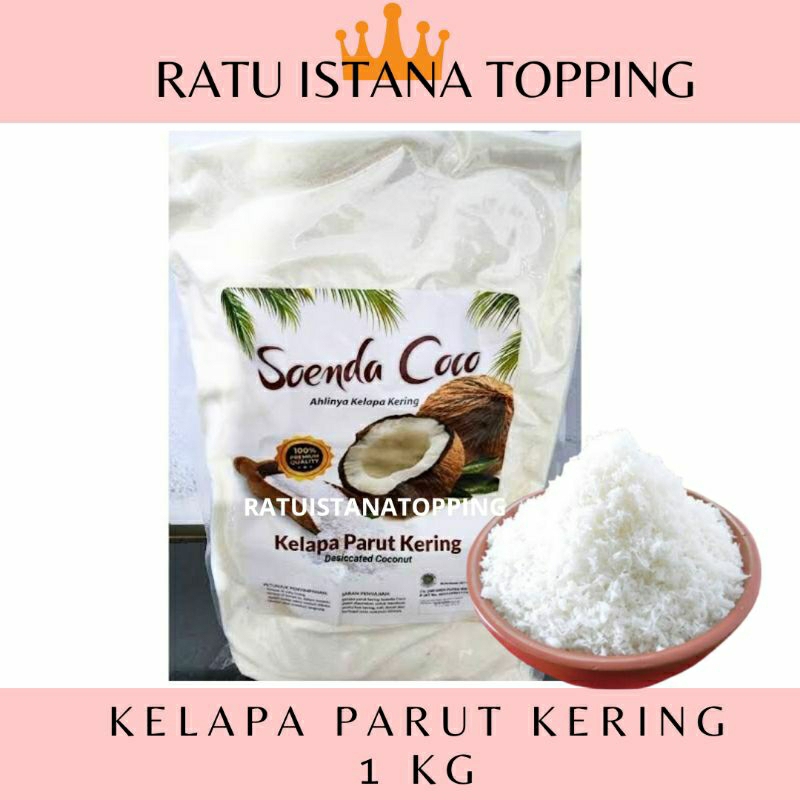 

KELAPA KERING PARUT 1 KG SOENDA COCO DESICCATED COCONUT