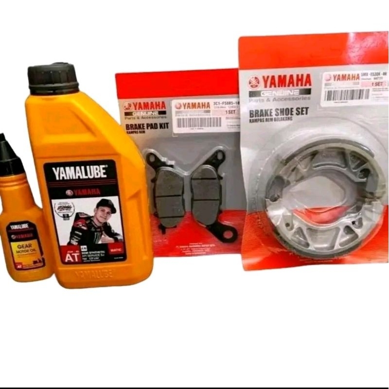 GW-PAKET 4 SERVICE MIO M3 MIO Z MIO GT 125 SOUL GT 125 XRIDE 125 125 FINO 125/PALRT KAMPAS REM OLI Y