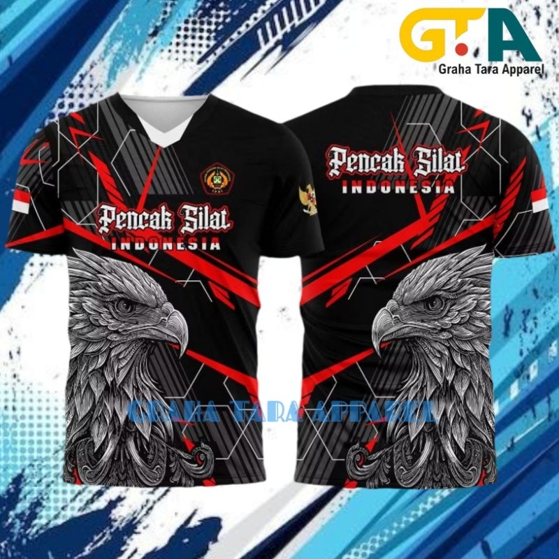 kumpulan jersey silat(IPSI) full printing free custom nama
