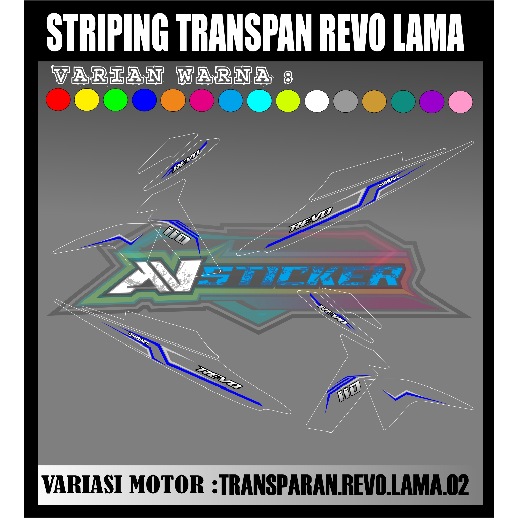 STRIPING TRANSPARAN REVO LAMA VARIASI STICKER TRANSPARAN REVO LAMA 02