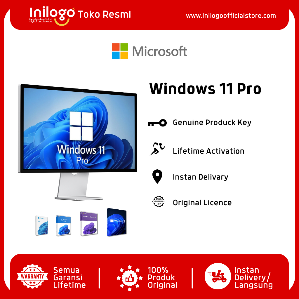 Windows 11 Professional / Home / Enterprise /  Education ORIGINAL Licence Key