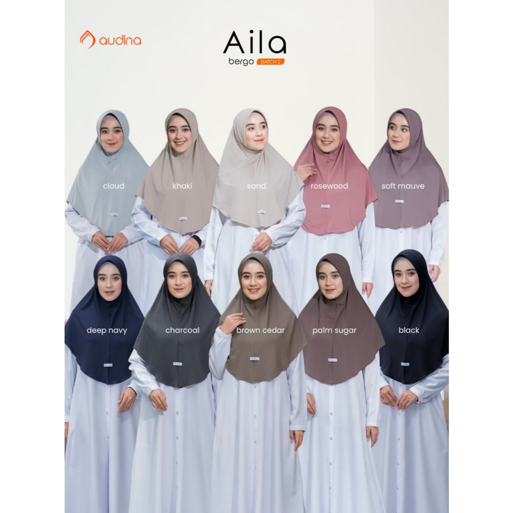 AUDINA HIJAB AILA BERGO JILBAB INSTAN DAILY BERGO