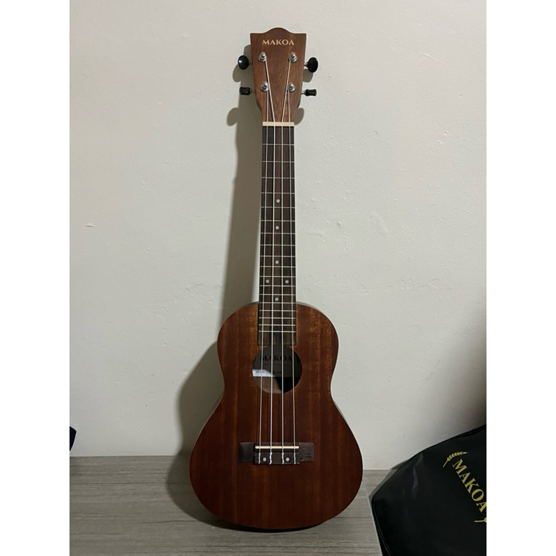 ukulele concerto makoa bonus tas - 23"coklat makoa