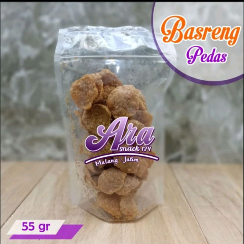 

Cemilan Basreng Pedas Gurih