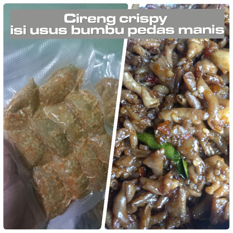 

Cireng Crispy Isi Usus Bumbu Pedas Manis