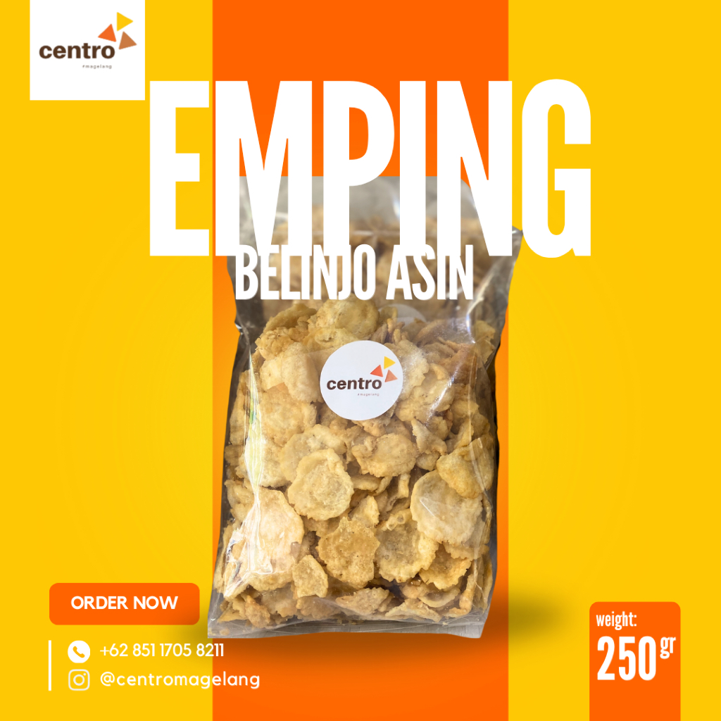 

CENTRO - Emping Belinjo Melinjo Asin Enak Gurih Renyah Tradisional