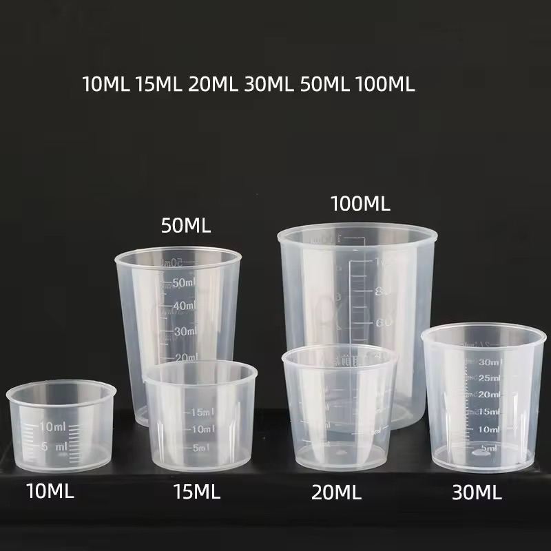 Measuring Cup | Gelas Takar Plastik | Milk Jigger Ukur Gula Cair Susu Takar Sirup Kopi