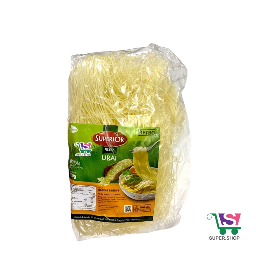 

Bihun Beras Filtra Superior Urai 130 Gram