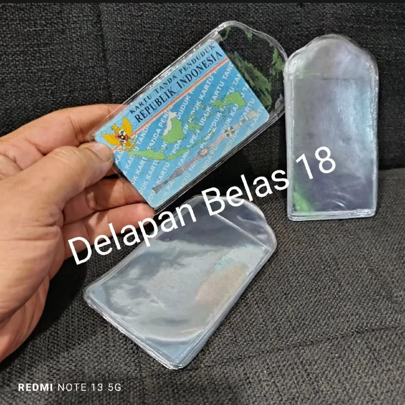 

10 Pcs Mika Pelindung Ktp,Atm,Sim Dll / Plastik Pelindung KTP