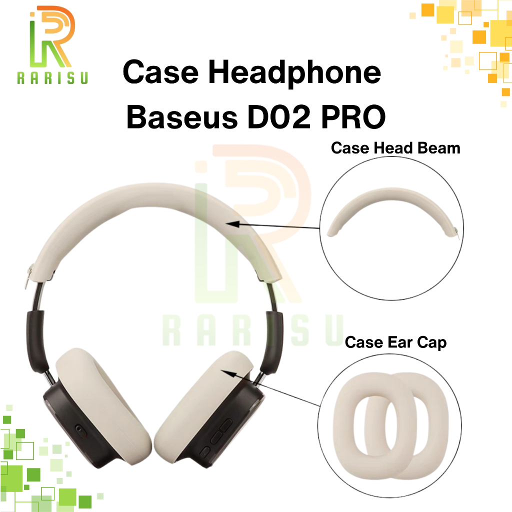 Case Casing Cover Silicone Protective Headphone Baseus D02 Pro Rarisuid