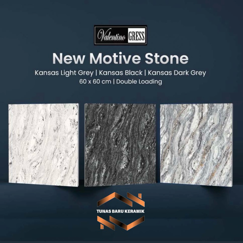 Granit 60x60 Valnetino Gress Kansas | Glazed Polished/Double Loading