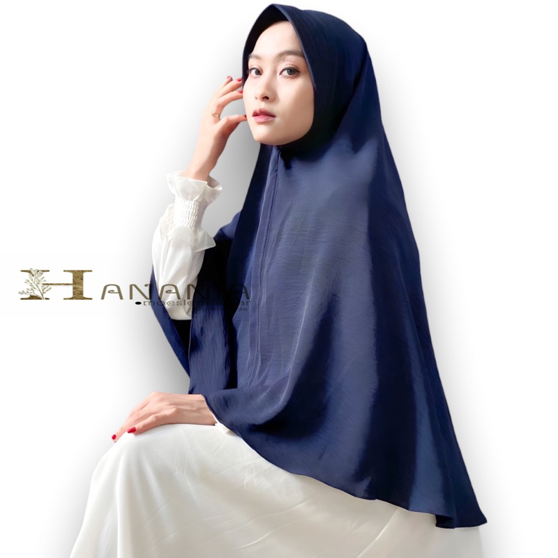 Hijab Instan Crinkle Pet Non Tali / Bergo Crinkle / Bergo Cinkle Pet Antem Busa