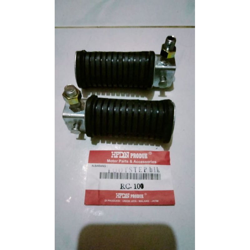 Foot step belakang Suzuki Rc 80 rc 100 bravo crystal sepasang hdn