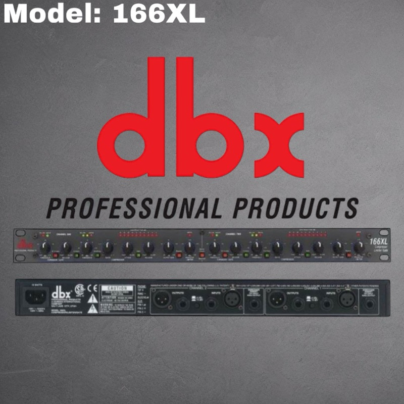 Compressor Limiter 166XL Grade A Black Professional Audio