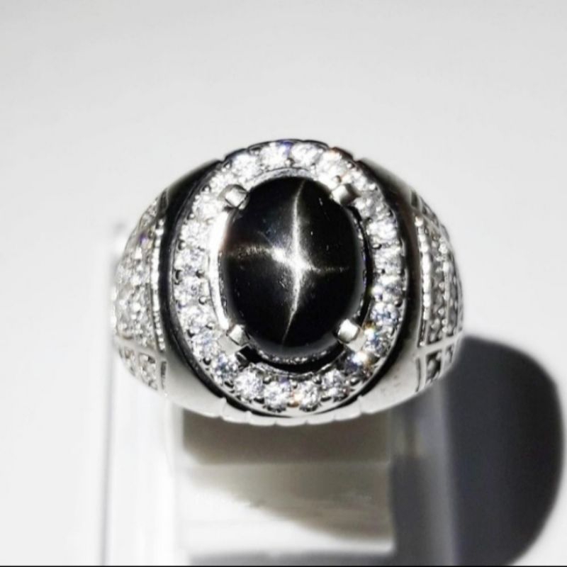 Batu Cincin Nilam star Natural