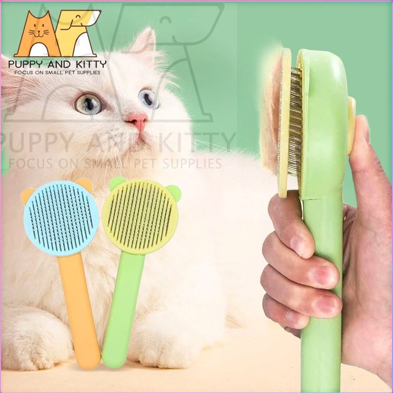Pesan Saja Sisir Tombol Kucing Sisir Bulu Kucing Otomatis Sisir Kucing Bulu Rontok Sisir Grooming To