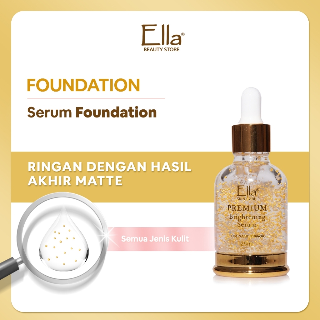 Ella Skincare Shine Bright Luminous Body Serum with AHA - Exfoliating Sel Kulit Mati, Kulit Glowing 