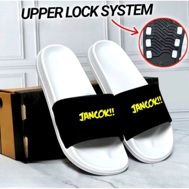 Sandal Putih Upper Lock System