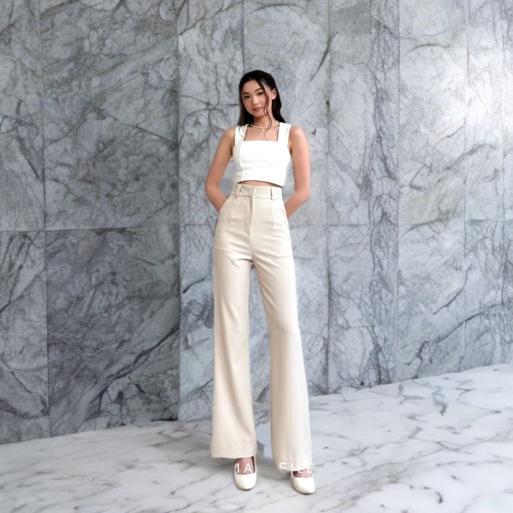 Celana Wanita │ Celana Kerja Cutbray / Celana Bahan Cutbray / Celana Kantor Cutbray Wanita Terbaru