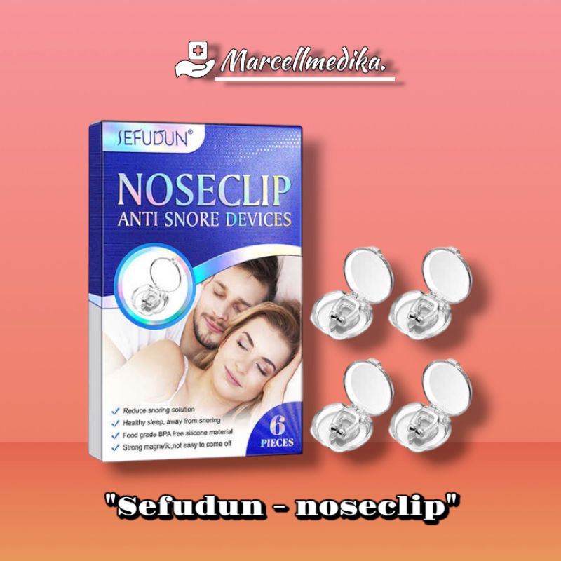 SEFUDUN NOSECLIP ANTI SNORE DEVICE / ALAT PENJEPIT HIDUNG ANTI NGOROK 6 pcs