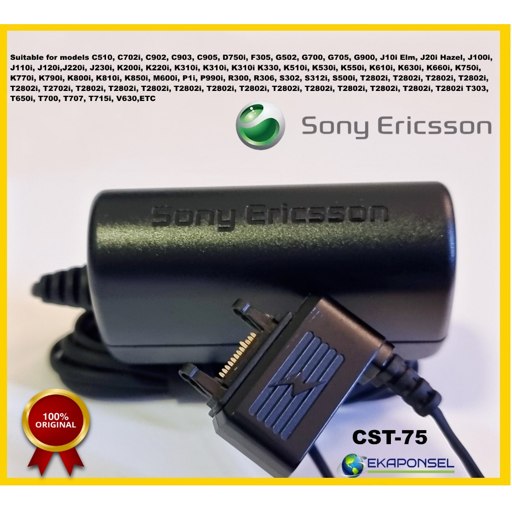 SONY ERICSSON CHARGER FOR K750/W800i/W880i/K500i/K300i/W595 ETC
