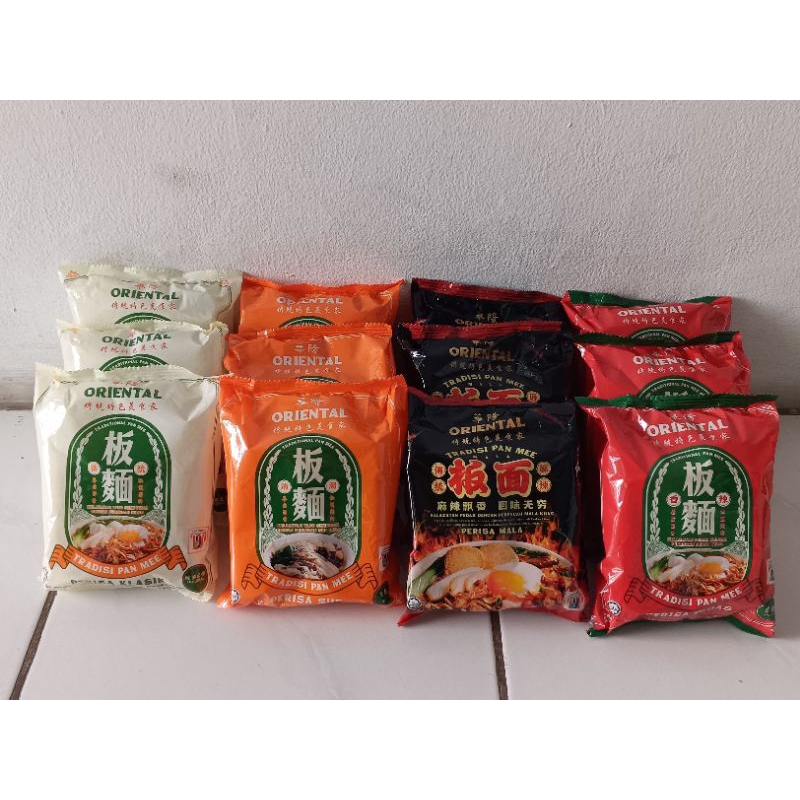 

Oriental Pan Mee Oriental classic traditional soup spicy mala noodle