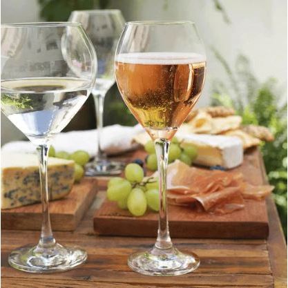 Nadir Gelas Wine 350 ml - Gelas Kaki - Wine Glass - Gelas Kaca - Gelas Champagne - Gelas Bar - Spark