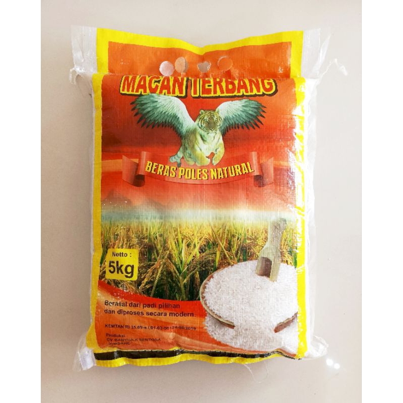 

Beras Super Pulen Macan Terbang Natural 5kg