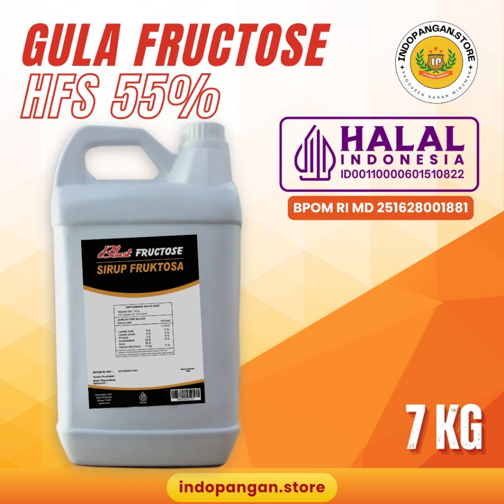 

Gula Cair Fructose Premium 7 Kg / Gula Singkong Cair 7 Kg / Gula Putih Cair 7 Kg