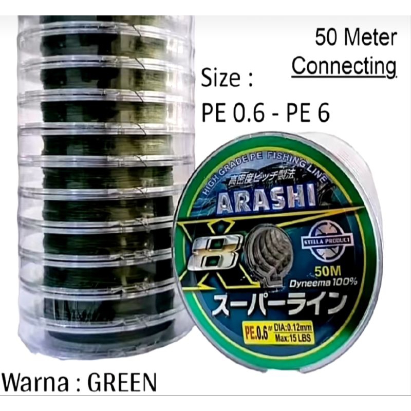 Senar PE Stella Arashi X8