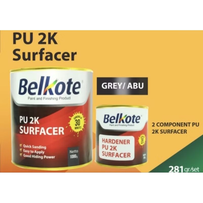 EPOXY BELKOTE ABU/HITAM/PUTIH 1LTR