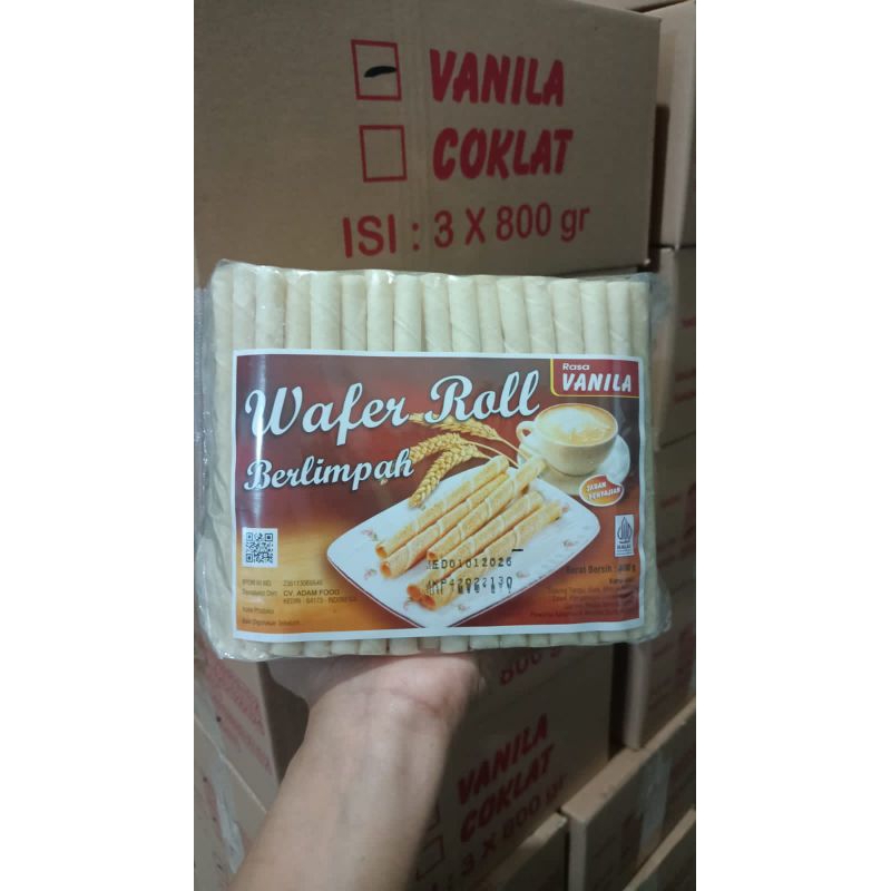 

Gerry Wafer Roll / Wafer Roll Coklat / Wafer Roll Vanila