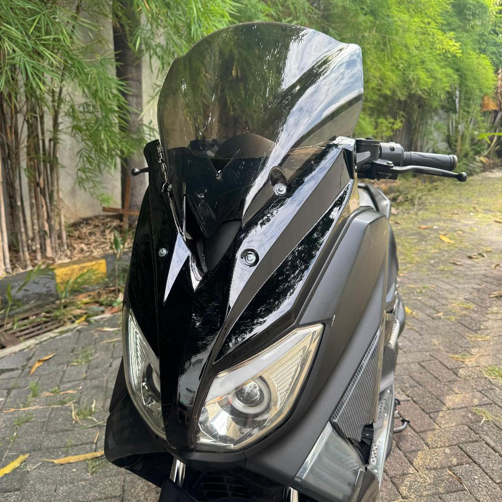 Tameng Set Nmax Old Tameng + Visor Motor Nmax Old Visor Windshield Standar Kaca Smoke / Hitam Nmax O