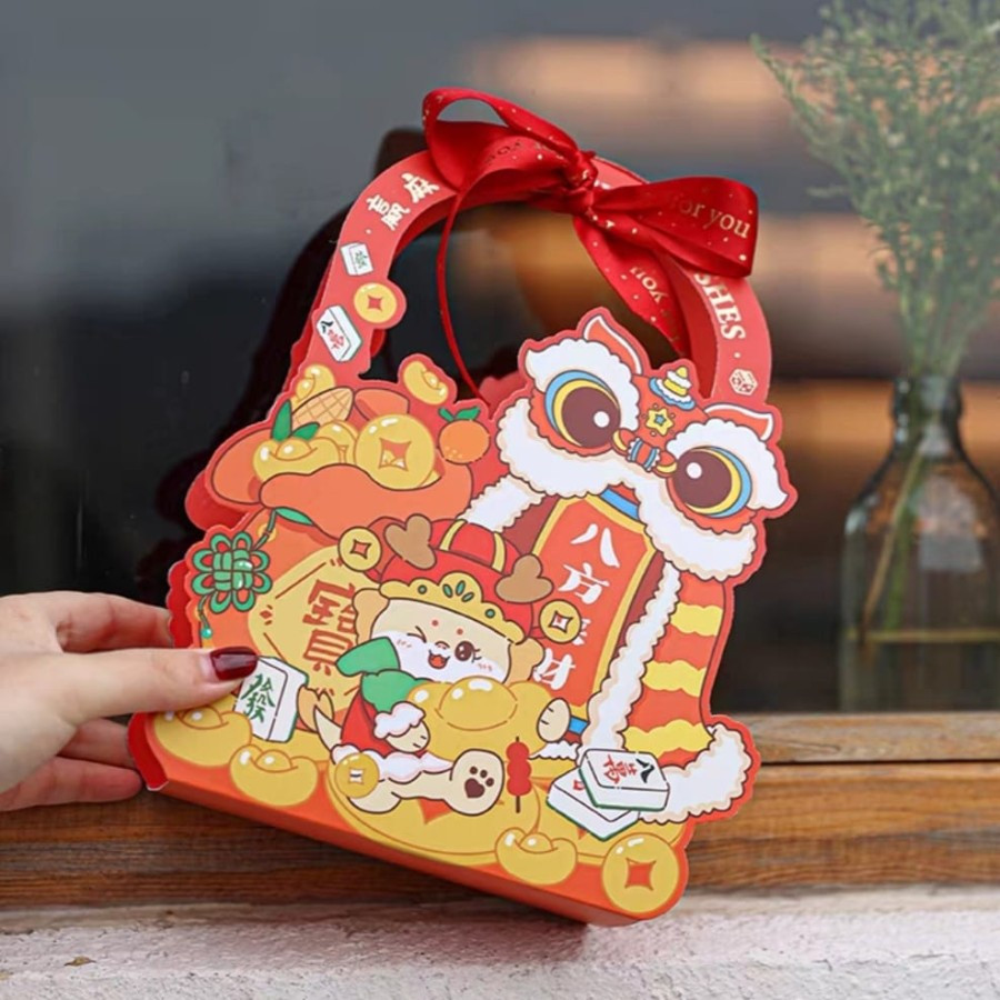 

Kotak Imlek Gift Box Sincia Hampers Chinese New Year Motif Naga 3D